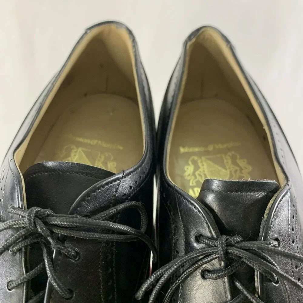 VTG Johnson & Murphy Aristocraft Mens Wingtip Oxford Dress Shoes 11.5 3A  USA